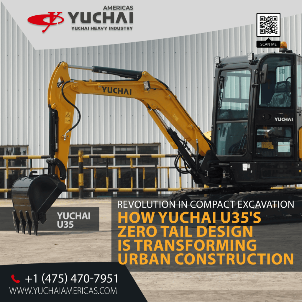 Revolution in Compact Excavation: How Yuchai U35's Zero Tail Design is Transforming Urban Construction