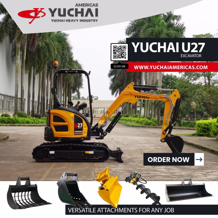 Yuchai U27 Excavator The Yuchai U27 Excavator combines advanced engineering with operator-focused design to deliver exceptional performance across diverse job sites. ℹ️ Read more: https://yuchaiamericas.com/excavators/yuchai-u27-excavator/ #excavator #contractor #yuchai #yuchaiamericas