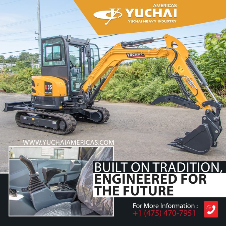 Yuchai U35 Zero-Tail Excavator - Built for Tight Spaces